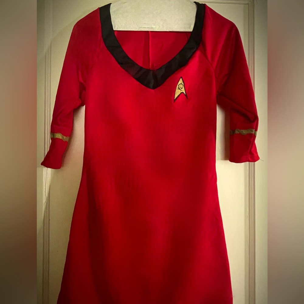 Sexy Red Star Trek Women’s Minidress Costume